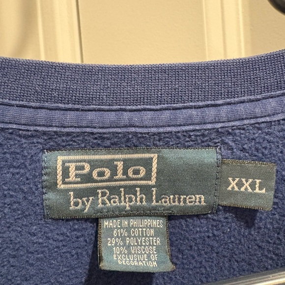 Ralph Lauren Navy Crewneck Sweater - Picture 3 of 4